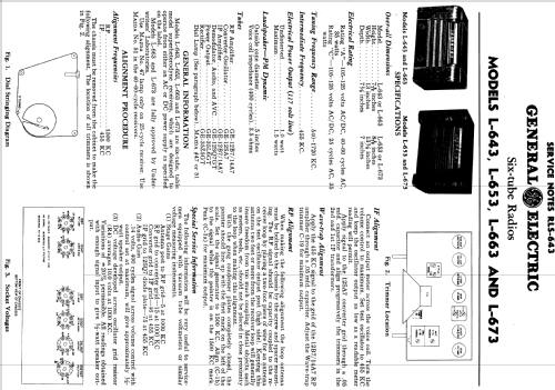 L-643 ; General Electric Co. (ID = 1132735) Radio