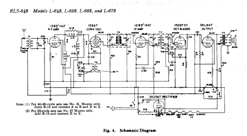 L-663 ; General Electric Co. (ID = 170309) Radio