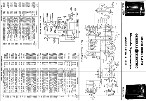 L-915W ; General Electric Co. (ID = 1132784) Radio