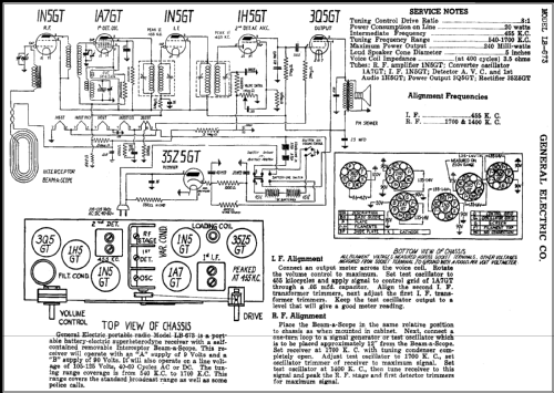 LB-673 ; General Electric Co. (ID = 385155) Radio