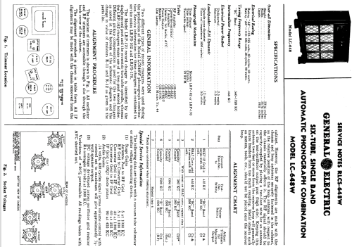 LC-648W ; General Electric Co. (ID = 1133608) Radio
