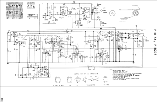 AM FM Eleven Transistor P1815A; General Electric Co. (ID = 2017237) Radio