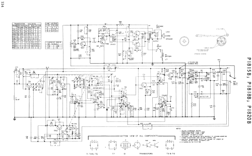 AM FM Eleven Transistor P1815B; General Electric Co. (ID = 2017233) Radio