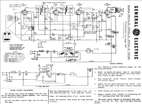 P672B ; General Electric Co. (ID = 87605) Radio