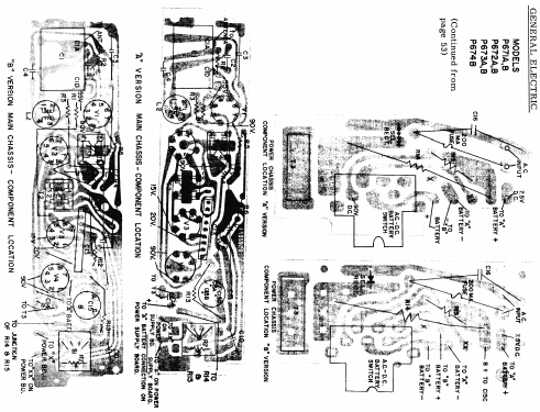 P672B ; General Electric Co. (ID = 87606) Radio