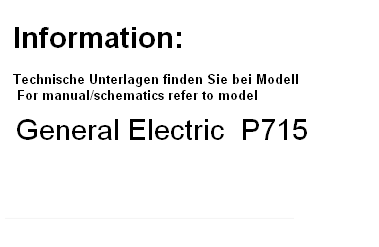 P716B, P716D ; General Electric Co. (ID = 55623) Radio