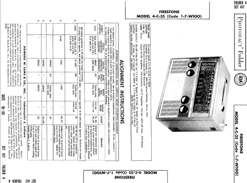 P716A ; General Electric Co. (ID = 772231) Radio