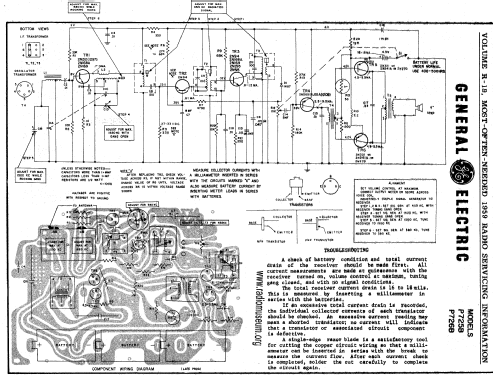 P725B ; General Electric Co. (ID = 55626) Radio