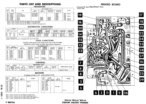 P725B ; General Electric Co. (ID = 778045) Radio