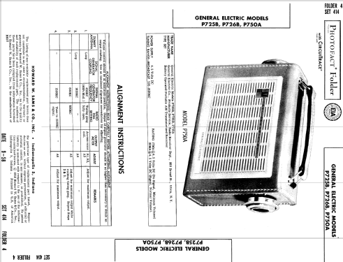 P725B ; General Electric Co. (ID = 778047) Radio