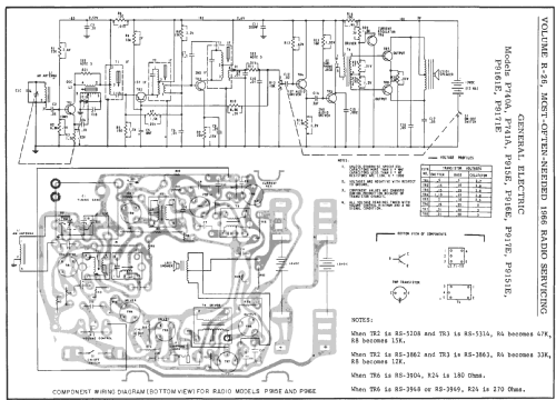 8 Transistor P740A; General Electric Co. (ID = 196516) Radio