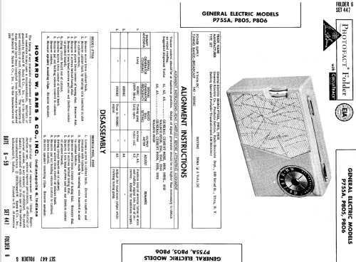 P755A ; General Electric Co. (ID = 692478) Radio