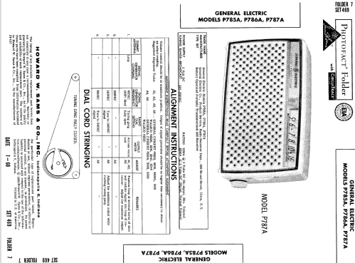 P785A ; General Electric Co. (ID = 605284) Radio