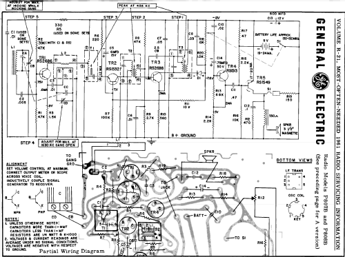 P807B ; General Electric Co. (ID = 143823) Radio