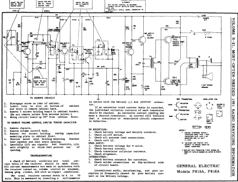 P816A ; General Electric Co. (ID = 143826) Radio