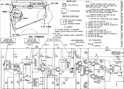 P830A ; General Electric Co. (ID = 53297) Radio