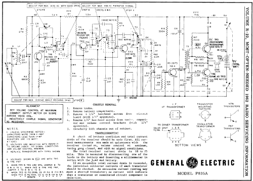 P835A ; General Electric Co. (ID = 158591) Radio