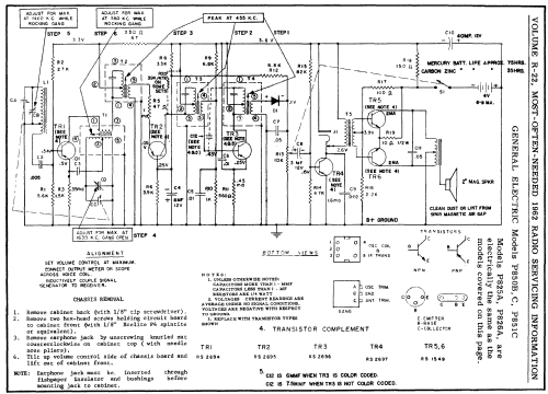 P850C ; General Electric Co. (ID = 158594) Radio