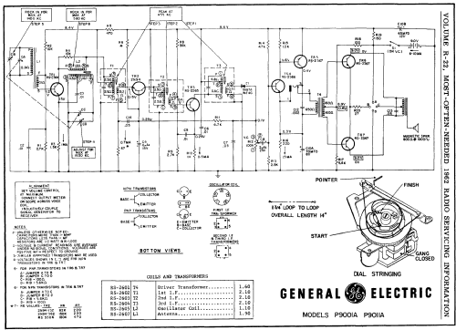 Deluxe 7 Transistor P-9001; General Electric Co. (ID = 158802) Radio