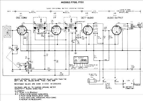 P-700; General Electric Co. (ID = 1255356) Radio