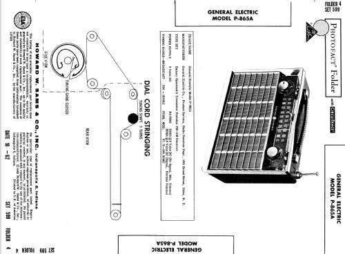 P-865A ; General Electric Co. (ID = 522787) Radio