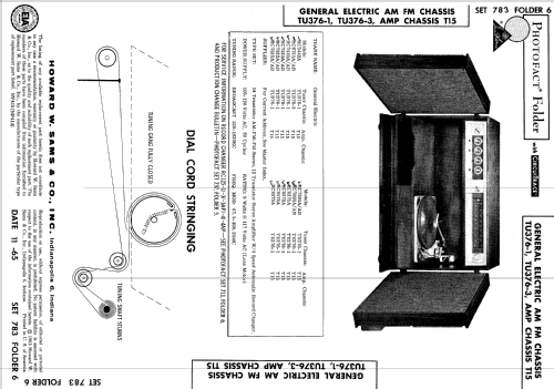 RC5442A Ch= TU376-1 + T15; General Electric Co. (ID = 523629) Radio