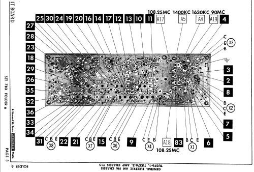 RC6731A Ch= TU376-3 + T15; General Electric Co. (ID = 524714) Radio