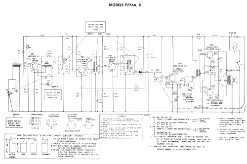 Seven Transistor P776B ; General Electric Co. (ID = 2221521) Radio