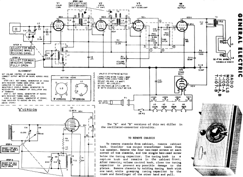 T105A T105A; General Electric Co. (ID = 52825) Radio