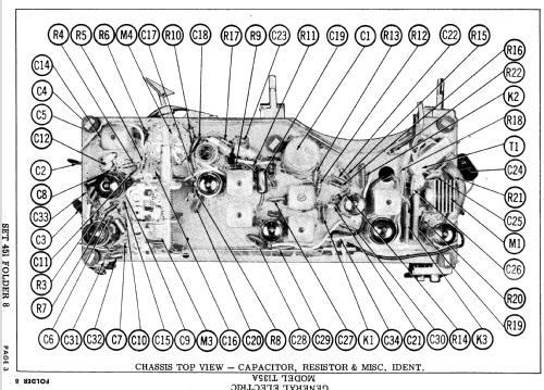 T135A ; General Electric Co. (ID = 604347) Radio