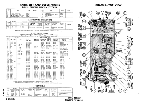 T135A ; General Electric Co. (ID = 604349) Radio