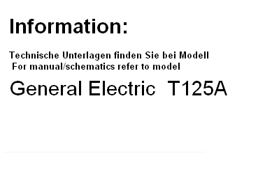 T-126A ; General Electric Co. (ID = 55600) Radio