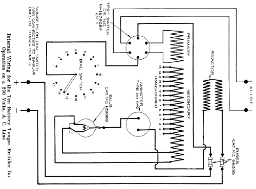 Ten Battery Rectifier 206795; General Electric Co. (ID = 471915) Aliment.