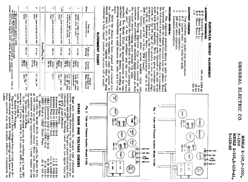 X150C ; General Electric Co. (ID = 417359) Radio