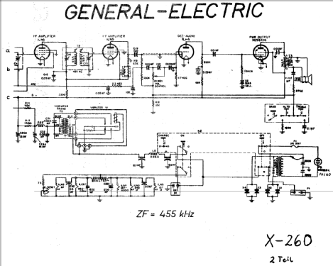 X260 ; General Electric Co. (ID = 18320) Radio