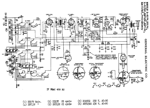 X317D2 ; General Electric Co. (ID = 418222) Radio