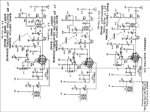 X317D2 ; General Electric Co. (ID = 418223) Radio