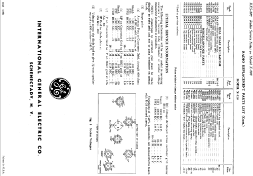 X-226 ; General Electric Co. (ID = 1134464) Radio