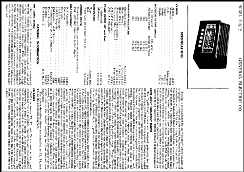 X-415 ; General Electric Co. (ID = 335148) Radio