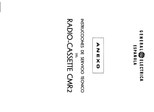 CMR-2; General Eléctrica (ID = 2100258) Radio