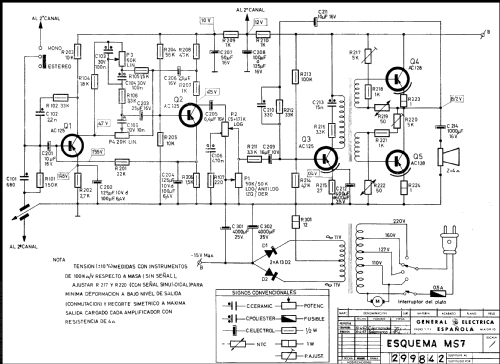 MS-7; General Eléctrica (ID = 2097060) Sonido-V