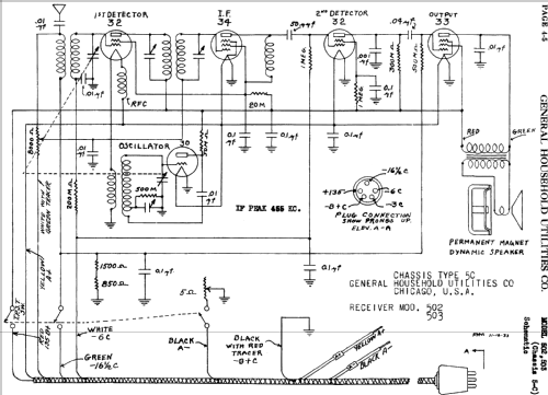 Grunow 503 Ch= 5-C; General Household (ID = 681193) Radio