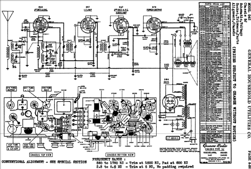 Grunow 542 Ch= 5-J; General Household (ID = 684047) Radio