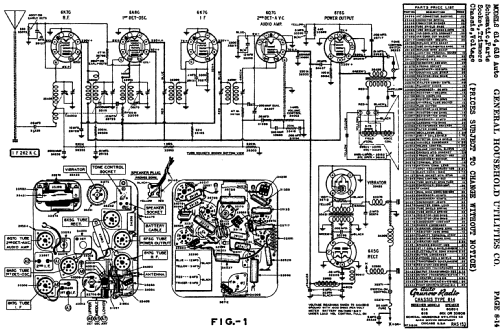 Grunow 614 ; General Household (ID = 684008) Car Radio