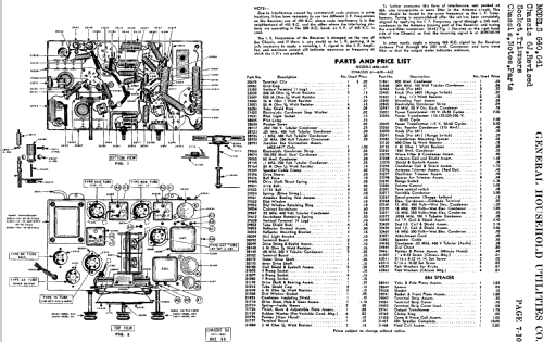 Grunow 640 Ch= 6-J; General Household (ID = 681623) Radio