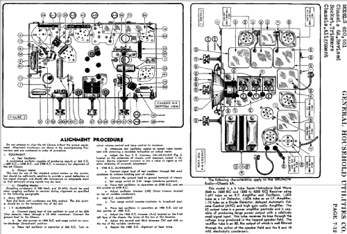 Grunow 651 Ch= 6-A; General Household (ID = 681644) Radio