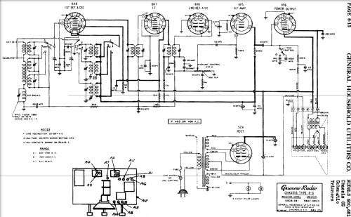 Grunow 681 Ch= 6-J; General Household (ID = 681686) Radio