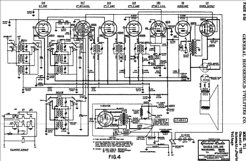 Grunow 711 Ch= 7-NB; General Household (ID = 684050) Radio