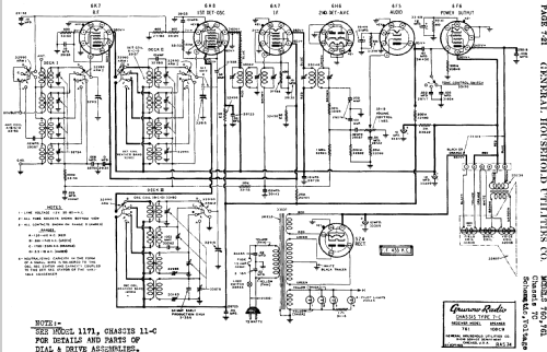 Grunow 761 Ch= 7-C; General Household (ID = 681729) Radio