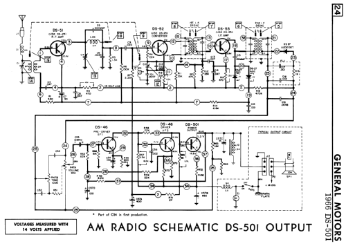 1966 ; General Motors of (ID = 2576703) Car Radio